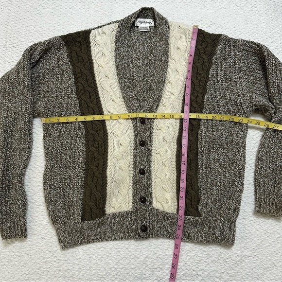 Vintage Allyn St. George Cardigan Sweater Size L - Picture 6 of 8